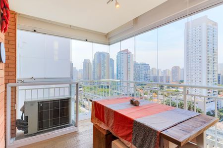 Varanda Gourmet de apartamento para alugar com 2 quartos, 63m² em Brooklin, São Paulo