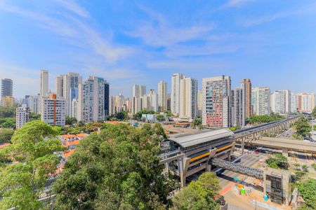 Vista da Varanda Gourmet de apartamento para alugar com 2 quartos, 63m² em Brooklin, São Paulo