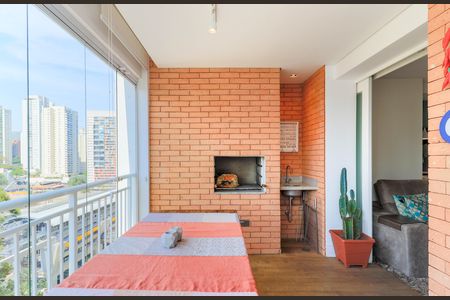 Varanda Gourmet de apartamento para alugar com 2 quartos, 63m² em Brooklin, São Paulo