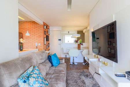 Sala de apartamento para alugar com 2 quartos, 63m² em Brooklin, São Paulo