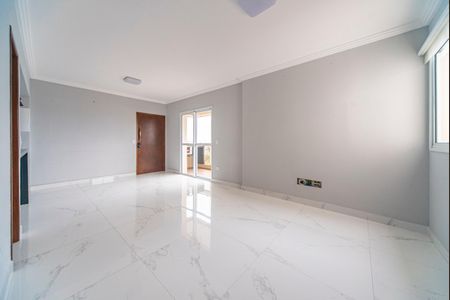 Sala de apartamento para alugar com 3 quartos, 96m² em Campestre, Santo André
