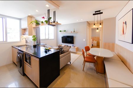 Sala de apartamento à venda com 1 quarto, 44m² em Buritis, Belo Horizonte