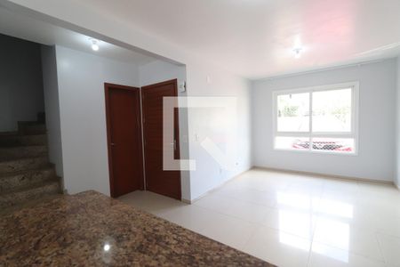 Sala de casa de condomínio para alugar com 3 quartos, 126m² em Rondônia, Novo Hamburgo