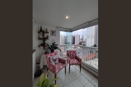 Varanda gourmet de apartamento à venda com 3 quartos, 104m² em Vila Gumercindo, São Paulo