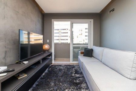 Sala de apartamento para alugar com 1 quarto, 51m² em Petrópolis, Porto Alegre