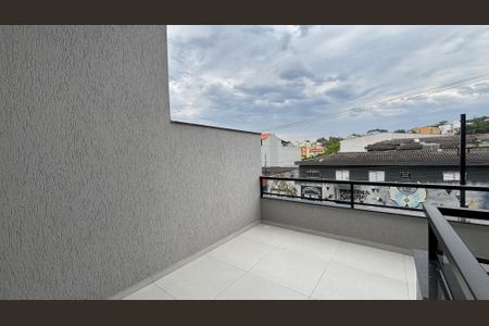 Varanda de casa à venda com 3 quartos, 125m² em Vila Camilópolis, Santo André