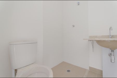 Banheiro de kitnet/studio à venda com 1 quarto, 23m² em Vila Mariana, São Paulo