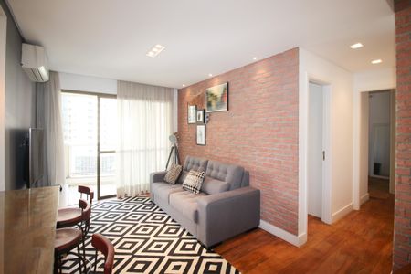 Sala de apartamento para alugar com 2 quartos, 63m² em Vila Olímpia, São Paulo