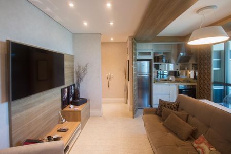 Sala de apartamento para alugar com 1 quarto, 54m² em Brooklin, São Paulo