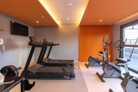 Studio à venda com 27m², 1 quarto e sem vaga Studio à venda com 27m², 1 quarto e sem vagaÁrea comum - Academia