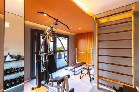 Studio à venda com 27m², 1 quarto e sem vaga Studio à venda com 27m², 1 quarto e sem vagaÁrea comum - Academia