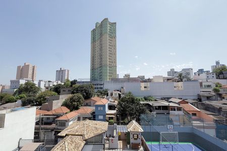 Sacada  Vista de apartamento à venda com 3 quartos, 80m² em Vila Príncipe de Gales, Santo André