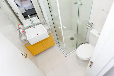 Banheiro Social de kitnet/studio à venda com 1 quarto, 32m² em Centro Histórico de São Paulo, São Paulo