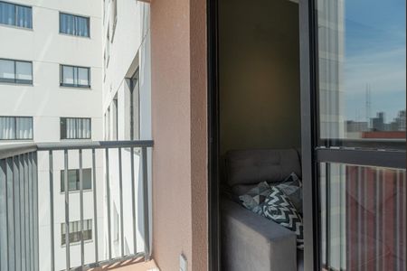 Varanda da Sala de apartamento para alugar com 1 quarto, 35m² em Bela Vista, São Paulo