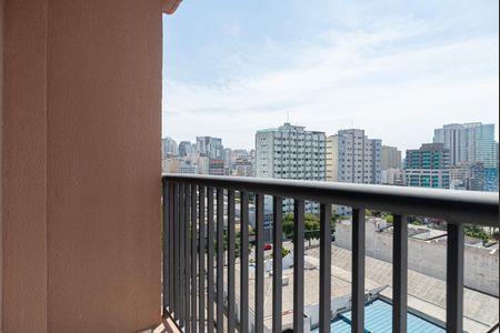 Varanda da Sala de apartamento para alugar com 1 quarto, 35m² em Bela Vista, São Paulo