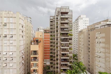 Sacada da Suíte 1 de apartamento à venda com 1 quarto, 58m² em Itaim Bibi, São Paulo