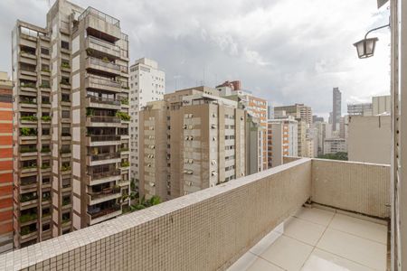 Sacada da Suíte 1 de apartamento à venda com 1 quarto, 58m² em Itaim Bibi, São Paulo