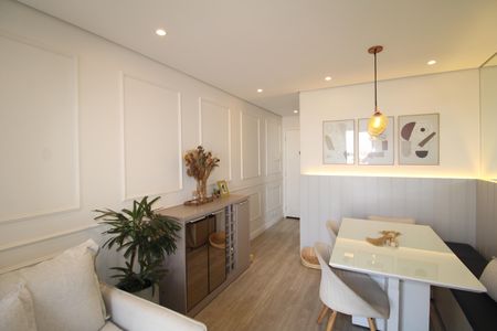 Sala de apartamento à venda com 3 quartos, 65m² em Parque Maria Domitila, São Paulo