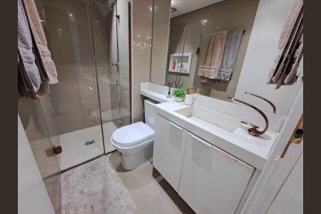 Banheiro Social de apartamento à venda com 2 quartos, 36m² em Presidente Altino, Osasco