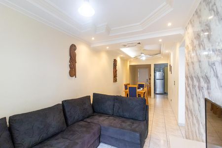 Sala de apartamento para alugar com 2 quartos, 96m² em Guilhermina, Praia Grande
