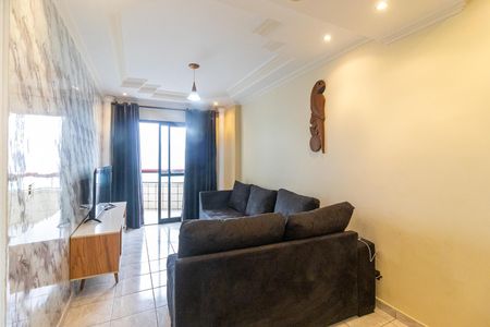 Sala de apartamento para alugar com 2 quartos, 96m² em Guilhermina, Praia Grande