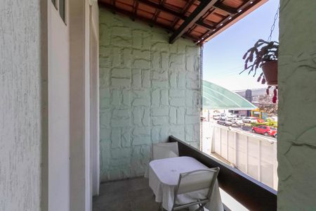 Varanda da sala de casa à venda com 4 quartos, 340m² em Candelária, Belo Horizonte