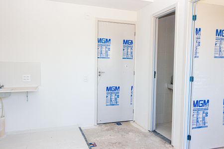 Sala de apartamento para alugar com 2 quartos, 31m² em Veleiros, São Paulo