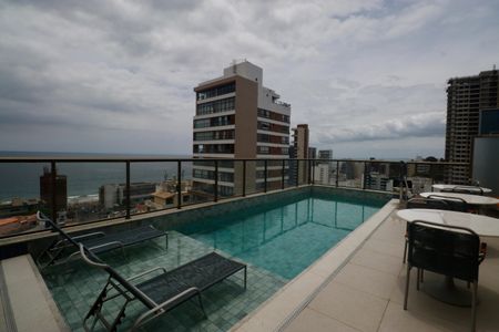 Área comum - Piscina de kitnet/studio para alugar com 1 quarto, 21m² em Barra, Salvador
