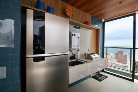 Área comum - Piscina de kitnet/studio para alugar com 1 quarto, 21m² em Barra, Salvador