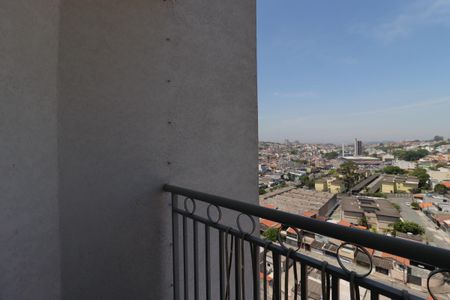 Varanda da Sala de apartamento à venda com 2 quartos, 56m² em Parque Erasmo Assunção, Santo André