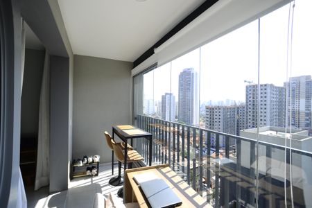 Studio para alugar com 36m², 1 quarto e sem vagaVaranda