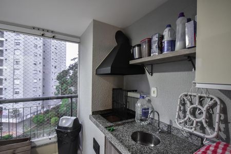 Varanda da Sala de apartamento à venda com 3 quartos, 83m² em Vila Andrade, São Paulo