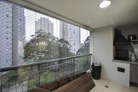 Varanda da Sala de apartamento à venda com 3 quartos, 83m² em Vila Andrade, São Paulo