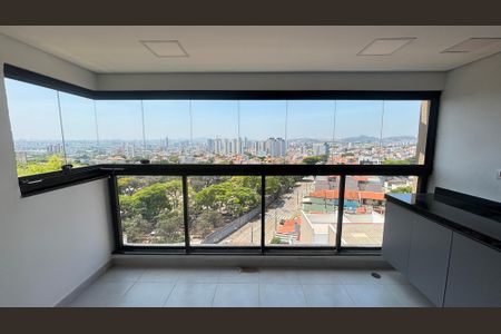 Varanda Sala  de apartamento para alugar com 3 quartos, 65m² em Vila Assunção, Santo André