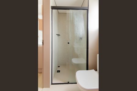 Banheiro Social de kitnet/studio para alugar com 1 quarto, 27m² em Paraíso, São Paulo