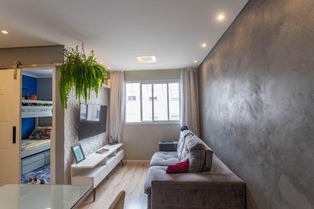 Sala  de apartamento à venda com 2 quartos, 42m² em Campanário, Diadema