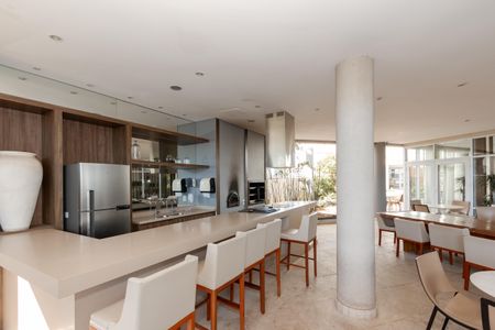 Studio para alugar com 48m², 1 quarto e 1 vagaChurrasqueira