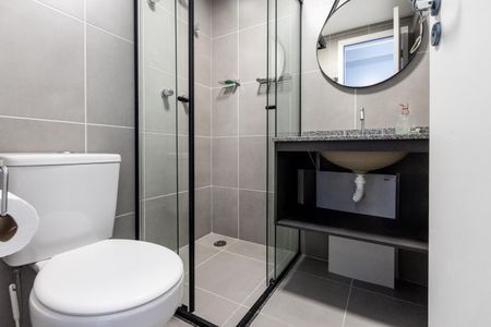 Studio à venda com 27m², 1 quarto e sem vaga Studio à venda com 27m², 1 quarto e sem vagaBanheiro