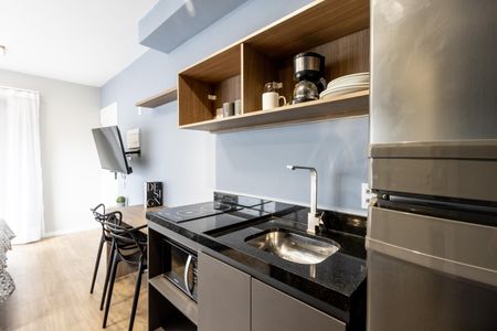 Studio à venda com 27m², 1 quarto e sem vaga Studio à venda com 27m², 1 quarto e sem vagaCozinha