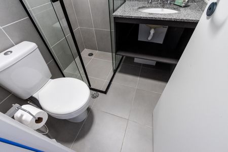 Studio à venda com 27m², 1 quarto e sem vaga Studio à venda com 27m², 1 quarto e sem vagaBanheiro