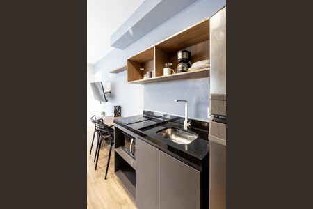 Studio à venda com 27m², 1 quarto e sem vaga Studio à venda com 27m², 1 quarto e sem vagaCozinha