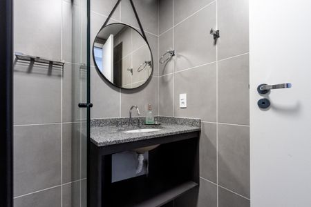 Studio à venda com 27m², 1 quarto e sem vaga Studio à venda com 27m², 1 quarto e sem vagaBanheiro