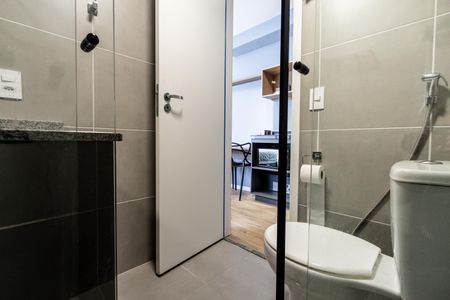 Studio à venda com 27m², 1 quarto e sem vaga Studio à venda com 27m², 1 quarto e sem vagaBanheiro