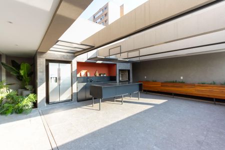 Studio à venda com 27m², 1 quarto e sem vaga Studio à venda com 27m², 1 quarto e sem vagaChurrasqueira