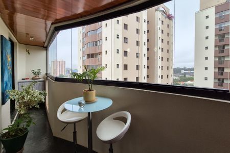 Varanda da Sala de apartamento à venda com 3 quartos, 107m² em Jardim Chácara Inglesa, São Bernardo do Campo