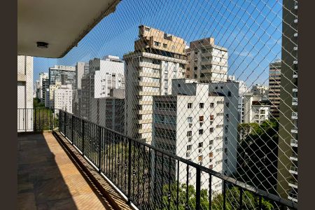 varanda de apartamento à venda com 3 quartos, 286m² em Jardim Paulista, São Paulo