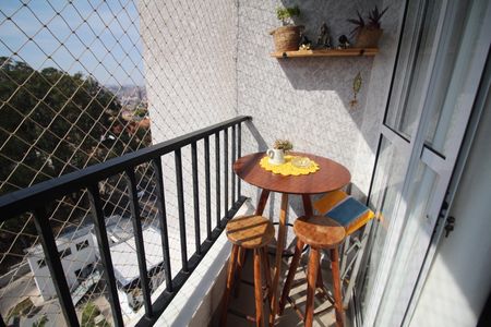 Varanda da Sala de apartamento à venda com 3 quartos, 82m² em Diamante, Belo Horizonte