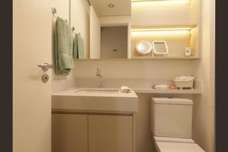 Apartamento à venda com 49m², 2 quartos e 1 vagaBanheiro Social