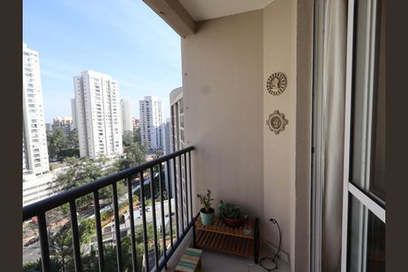 Varanda da Sala de apartamento à venda com 2 quartos, 49m² em Parque Reboucas, São Paulo