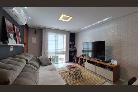 Sala de apartamento à venda com 2 quartos, 156m² em Vila Scarpelli, Santo André